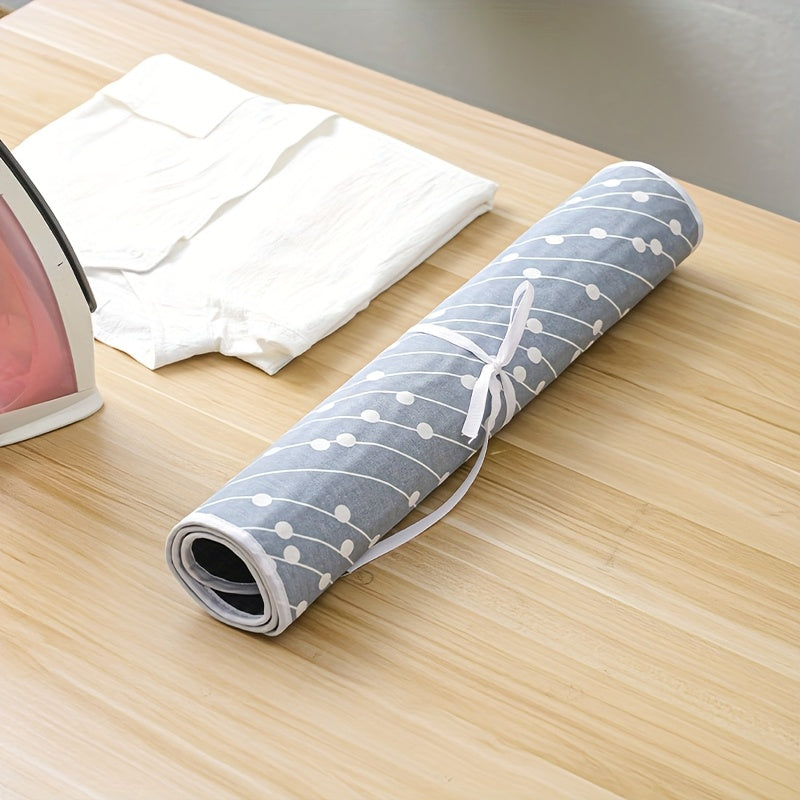 Set of 4 Large Foldable Ironing Boards with Heat-Resistant Mat, Sponge Padding, Portable Design