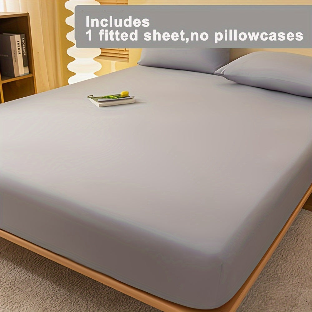 Soft Airy Fitted Sheet Dust and Stain Resistant Easy to Clean Suitable for Bedrooms Guest Rooms Dorms
