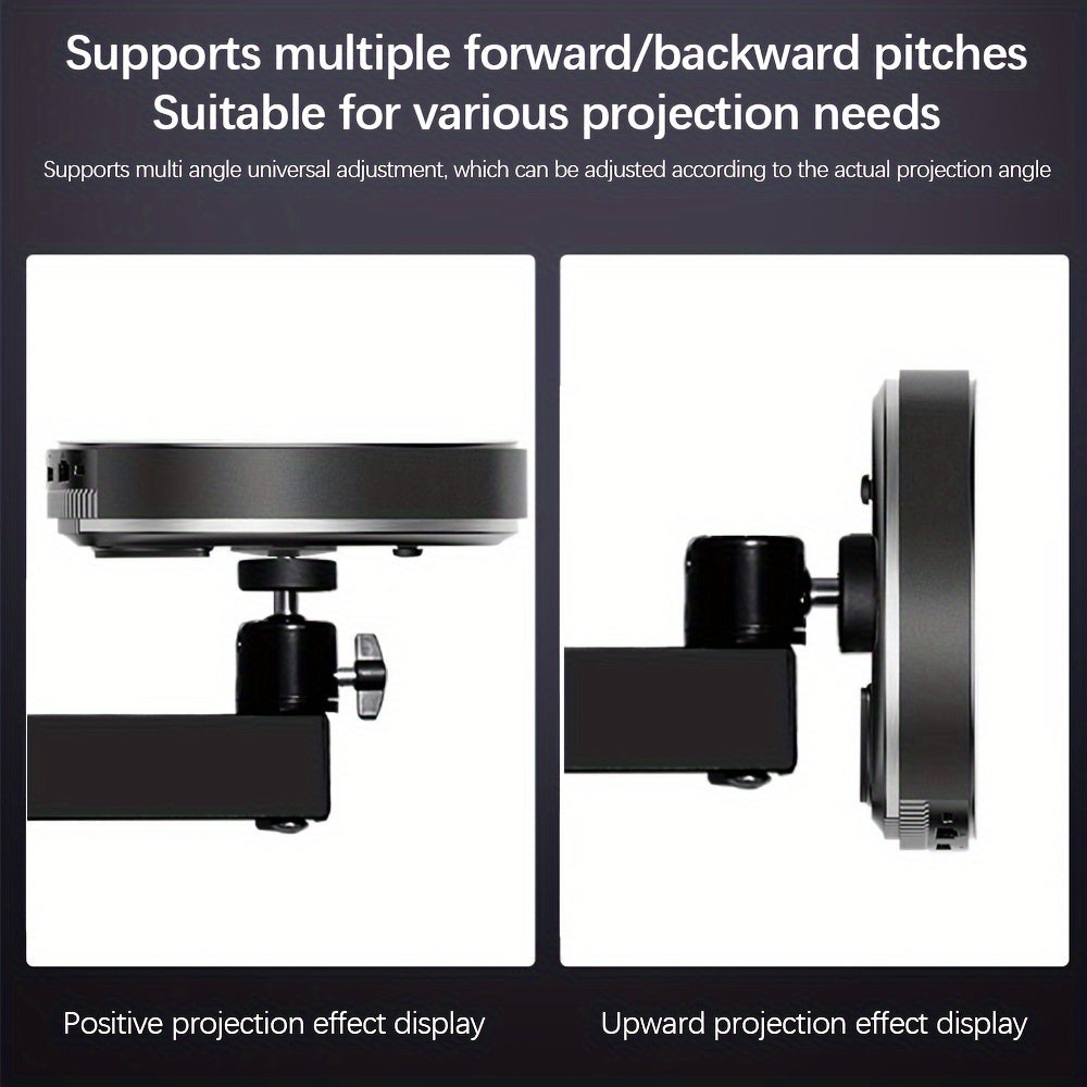 Durable Wall Mount Projector Bracket with 360° Rotation for TVs and Home Theaters