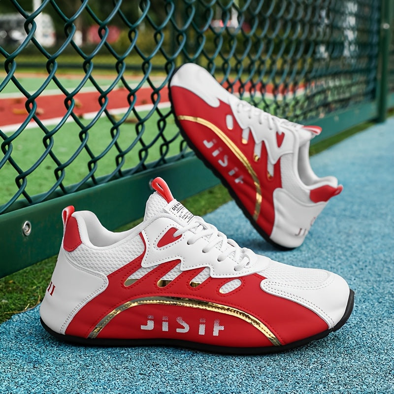 Men's Slip-Resistant Skate Shoes Fabric PU Sole Casual Outdoor Sneakers