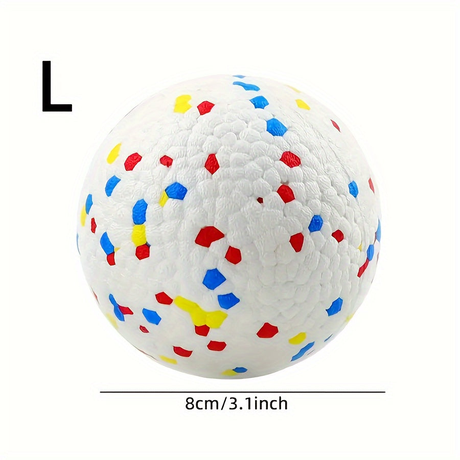 Durable Elastic TPR Dog Toy Ball for Chewing and Interactive Play Indoor Outdoor