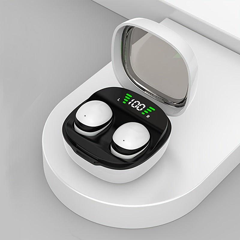 Teriga do'st bo'lgan moslashuv: Qora, teri va oq rangdagi ultra-kichik ko'rinmas quloqchinlar. Yansımalar yo'q, uzoq vaqt kiyish uchun qulay. Ideal qiz do'stga sovg'a.