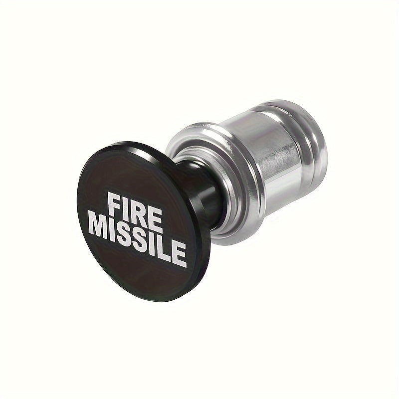 Черная анодированная алюминиевая кнопка для замены аксессуара для автомобильных ракетных огней