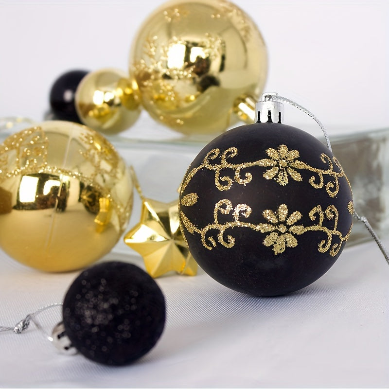 44 bolas decorativas para árbol de Navidad para decorar fiestas, bodas y regalos