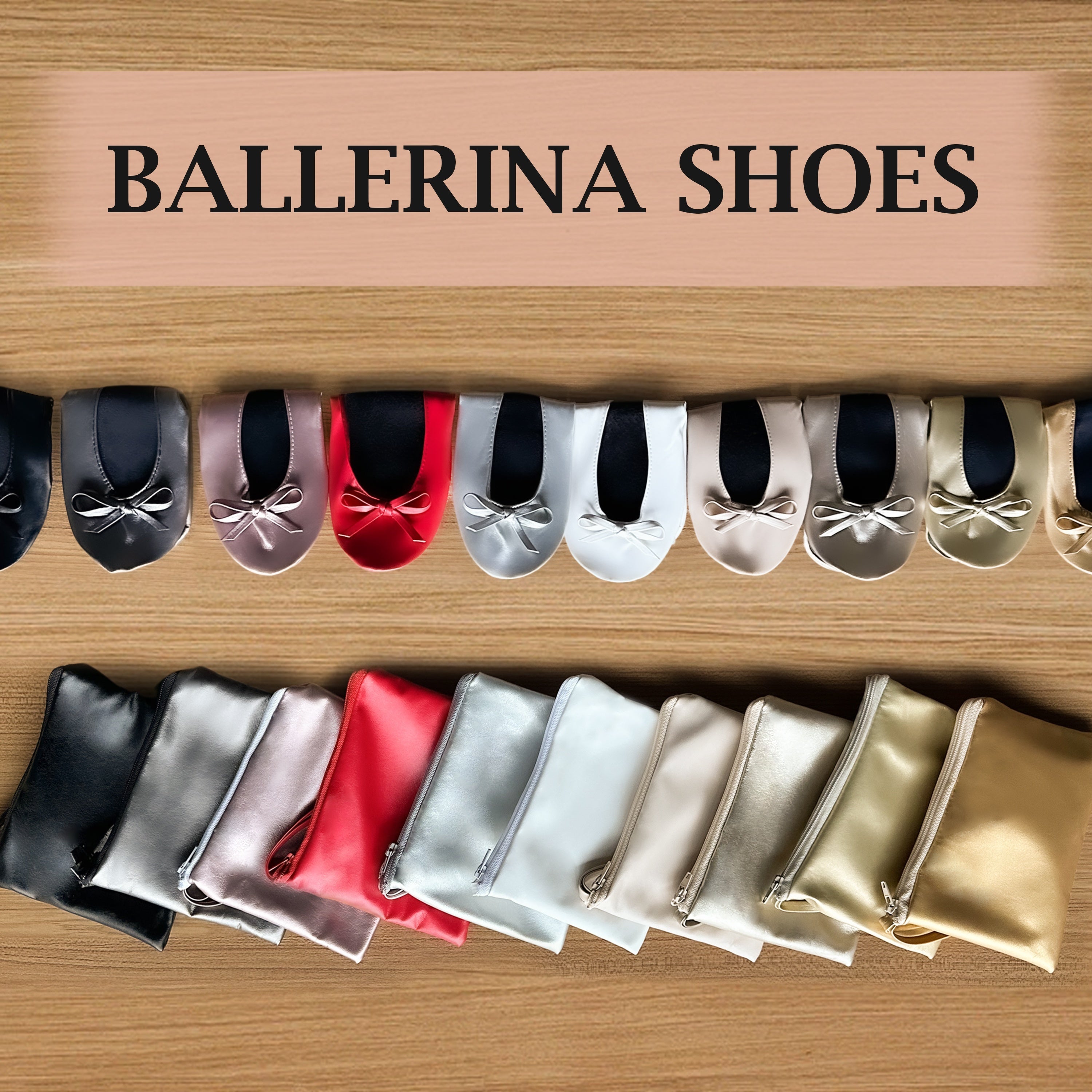 Women's Folding Indoor Dance Shoes Flat Slippers for Weddings