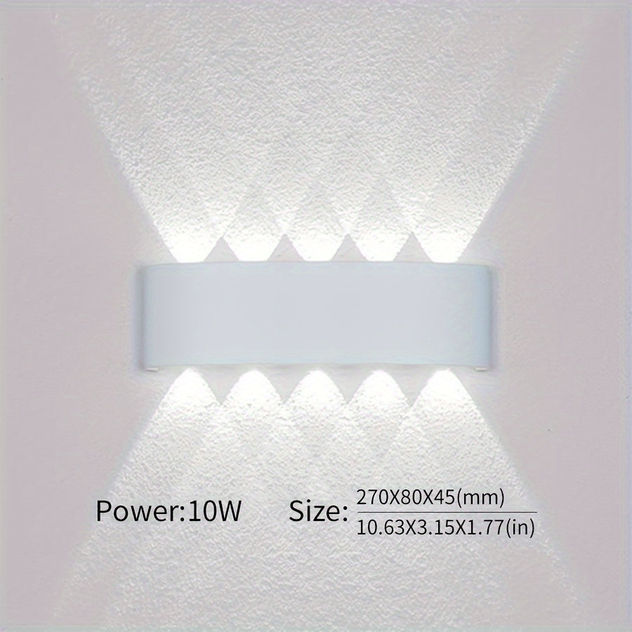 Wall Light with Adjustable Wattage 2W-10W for Indoor and Outdoor Use 85-265V