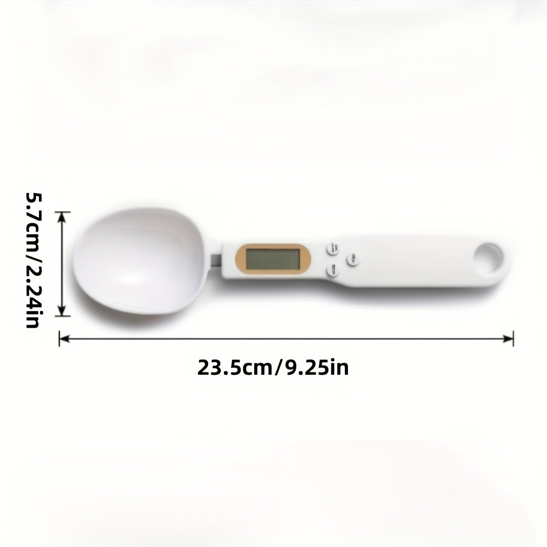 Digital Kitchen Scale for Baking Cooking and Coffee Food Safe Plastic with 1 Button Battery