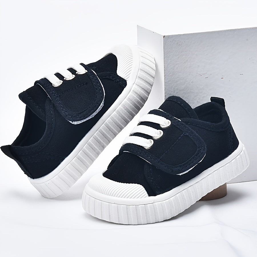 Toddler Canvas Shoes for Indoor Outdoor 1-2 Years Boys Girls Spring Autumn Breathable Fabric