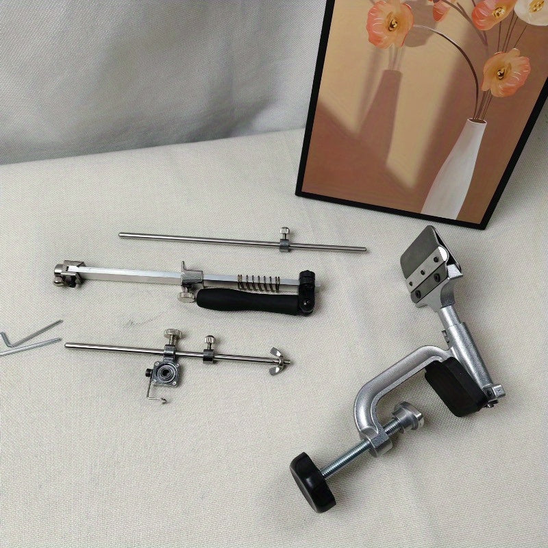 Точилка для ножей 4-го поколения с регулируемым углом и инструментом для заточки