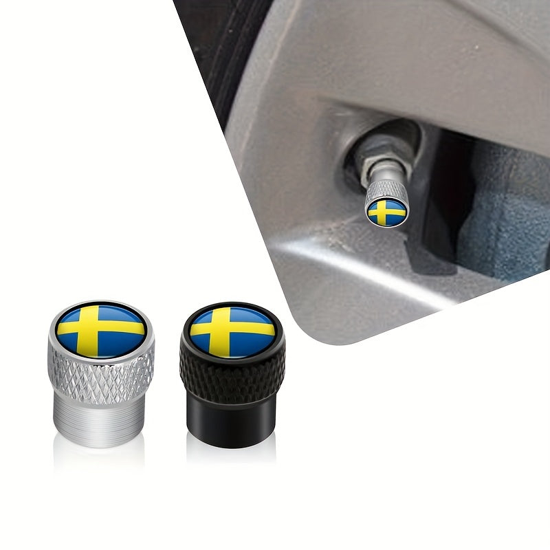 4 шт. металлических колпачков на вентиль шины для автомобиля, крышки на стержень колеса для стилизации транспортного средства