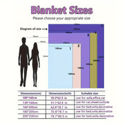 Manta reversible de pelo sintético de conejo para calor y comodidad