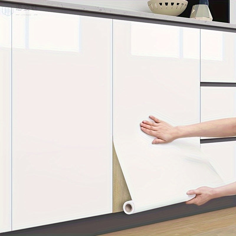 Self-Adhesive Kitchen Cabinet Sticker White Oil-Resistant Water-Resistant Durable