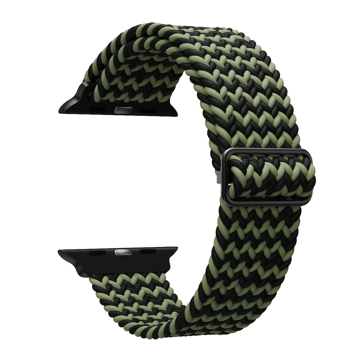 Correa de reloj inteligente trenzada de nylon elástica multicolor para IWatch