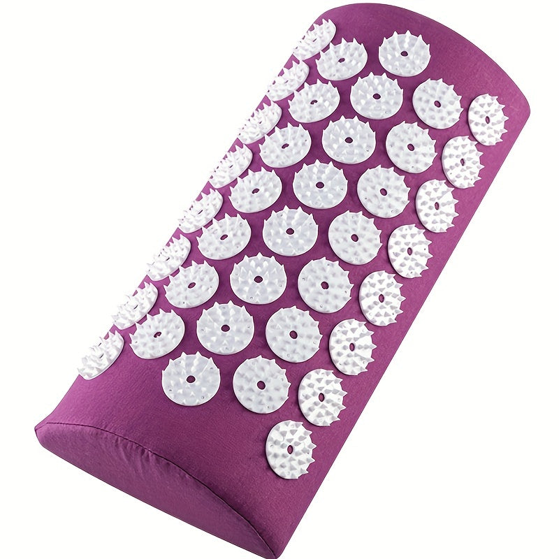 Conjunto de alfombrilla de masaje con acupuntura, cojín y yoga para relajación y alivio del dolor