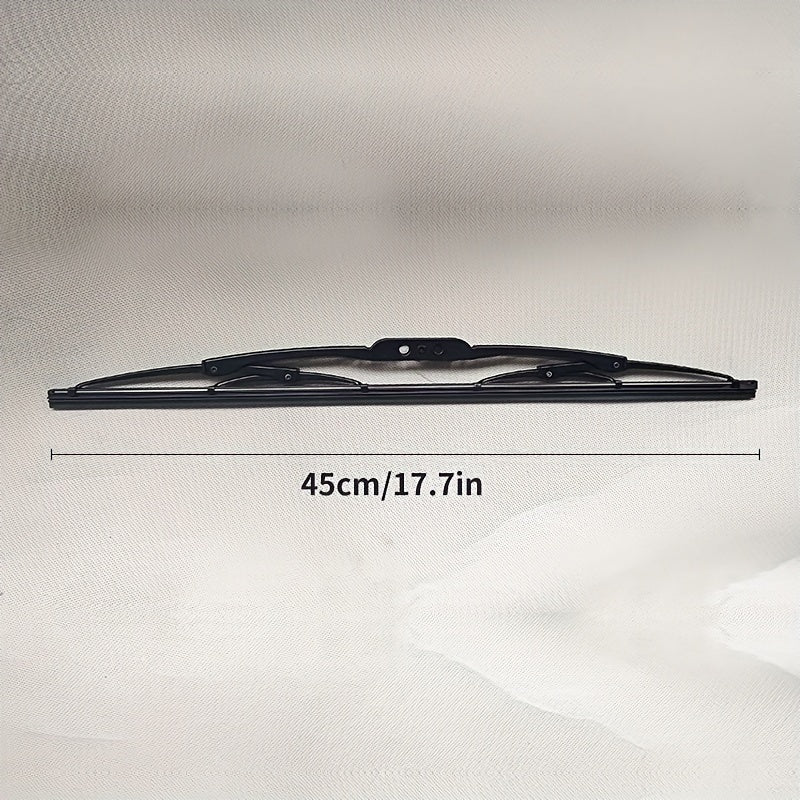 Черная металлическая щетка-стеклоочиститель с натуральной резиной для всех автомобилей с U-образным крюком