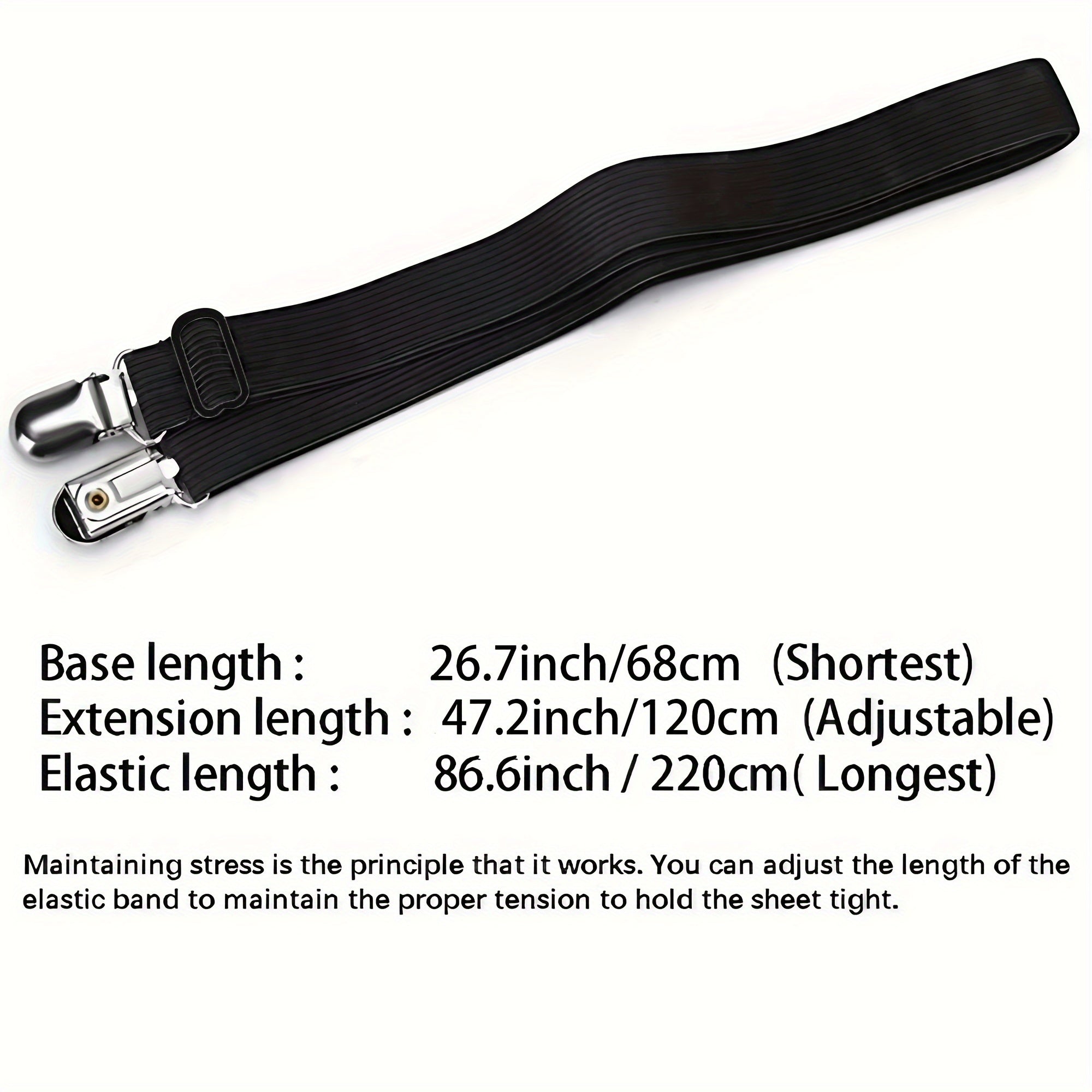 Set of 4 Non-Slip Heavy Duty Bed Sheet Holders Clips for Securing Sheets and Covers