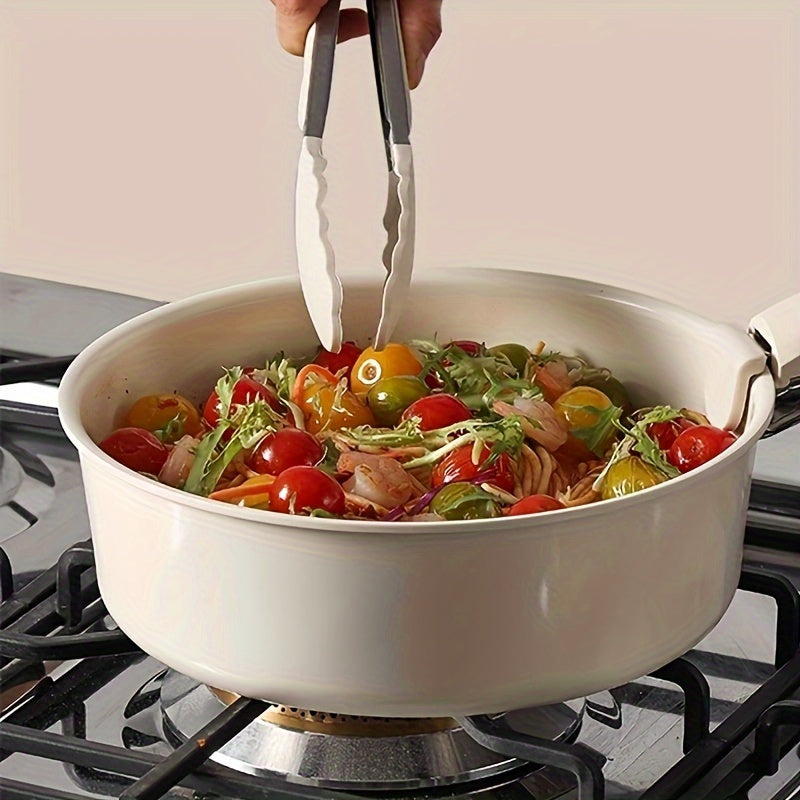 15-Piece Stackable Non-Stick Cookware Set with Removable Handles for Induction