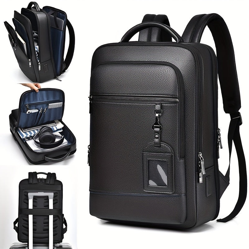 Mochila de negocios para hombre con gran capacidad y múltiples compartimentos para viajes y desplazamientos