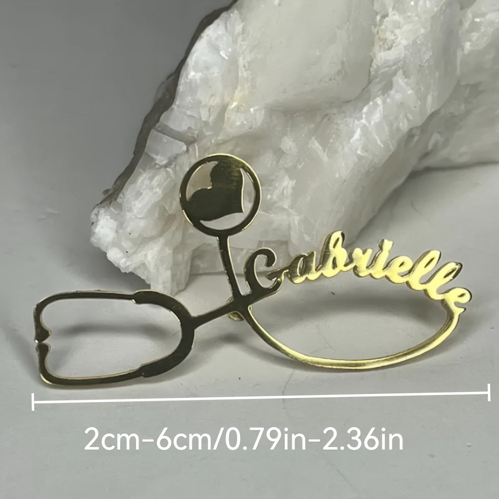 O'zingizni qulay qilish uchun Maxsus Rostsiy Shtainless Steel Ism Badge Holder bilan yurak dizayni - ham shifokorlar, bitiruvchilar va Boho/Minimalist moda bilan qiziqadiganlar uchun ideal - Partiyalar va sovg'a berish uchun ajoyib