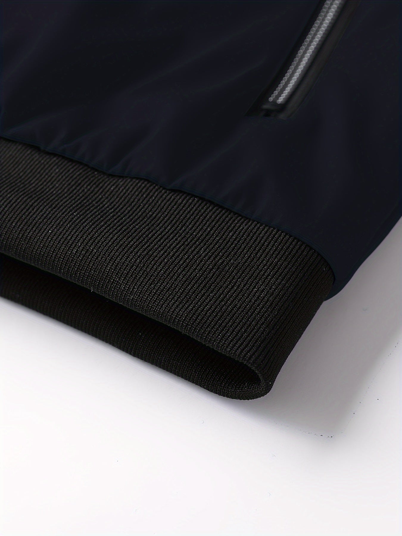 Men's Lightweight Windproof Jacket with Stand Collar Pockets for Spring Fall