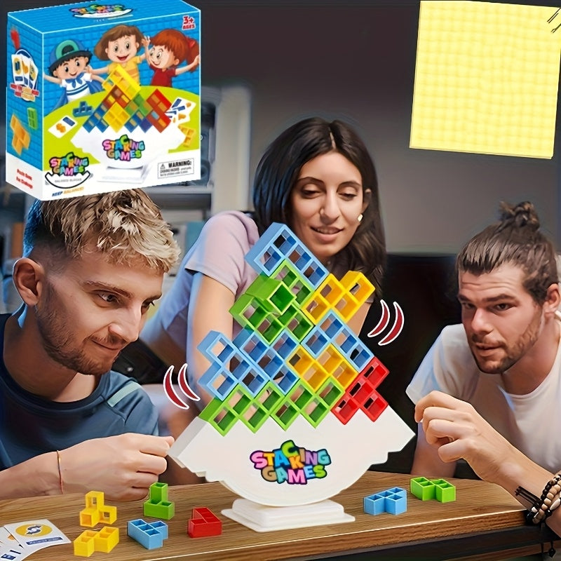 Building Block Game for Kids and Family, Educational Toy, Perfect for Parties