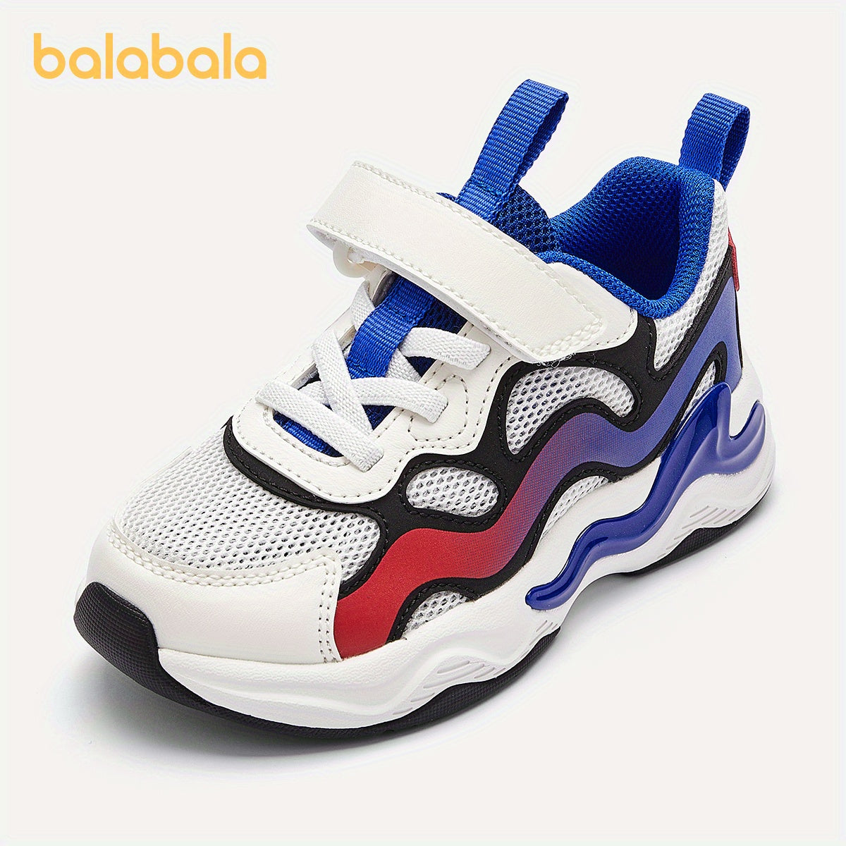 Breathable Mesh Running Shoes for Boys and Girls with Contrast Colors and Pointed Toe