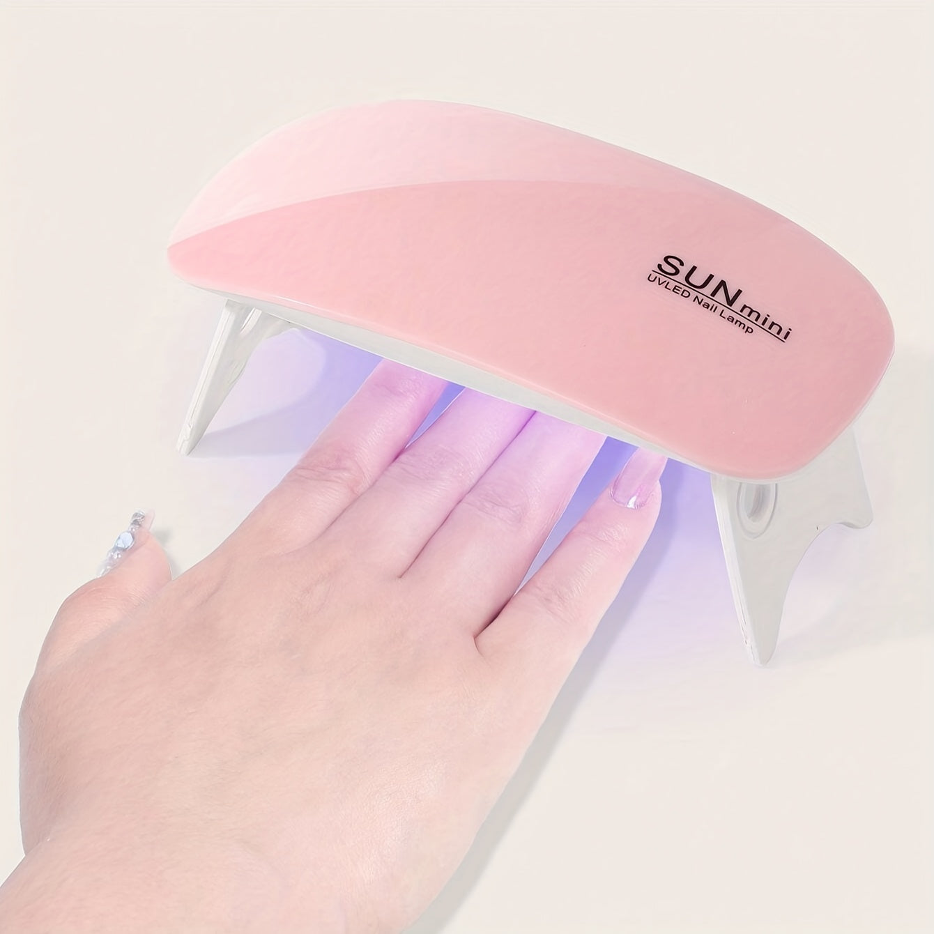 24-in-1 Acrylic Nail Kit for Beginners Hypoallergenic USB Powered with Glitter Colors and Nail Extension Tools