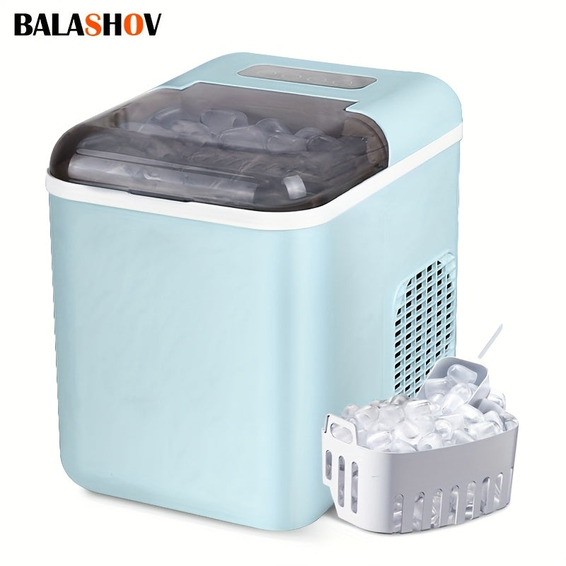 Настольный ледогенератор с автоматической очисткой, портативный, с 2 размерами льда для кухни и бара