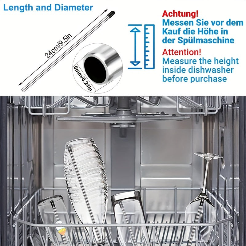 Soda-stream shishalar uchun idish-tovoq qo'shimchasi. Oddiy idish-tovoq uchun zanglamaydigan po'latdan yasalgan stakan tutqich. 8+1 ta to'plam.