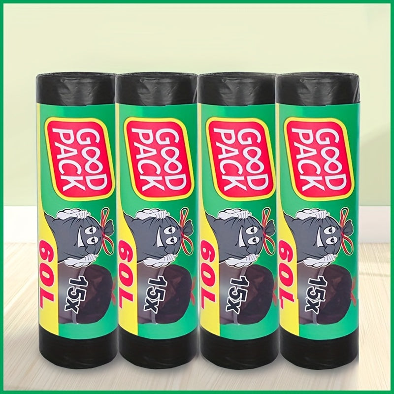 Large Thickened Drawstring Garbage Bags for Kitchen Yard and Barrel 30L 60L 98L