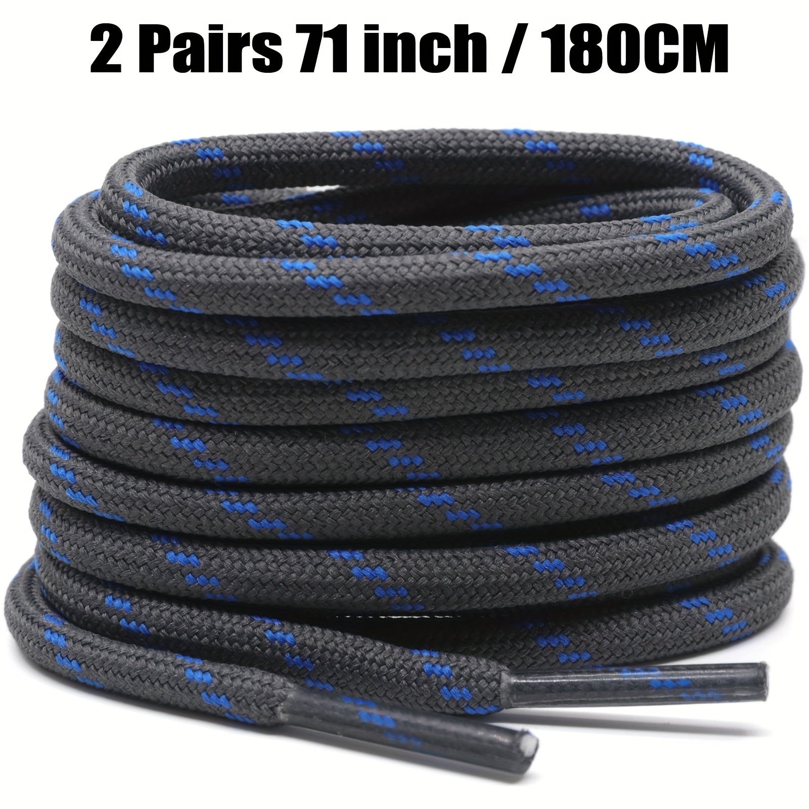 Unisex Thickened Round Climbing Shoe Laces for Hiking and Work Boots