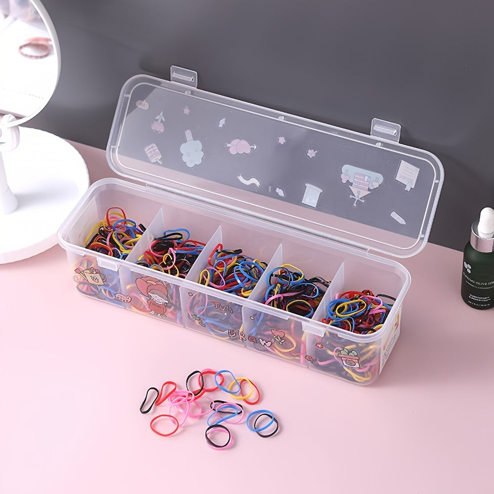 Clear Plastic Jewelry Organizer Box with Multiple Compartments and Secure Lid