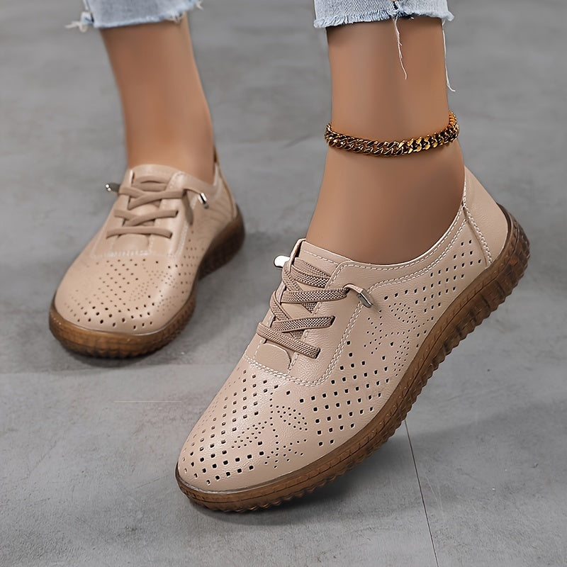 Women's Slip-On Flats Loafers Mules Casual Shoes in Leather