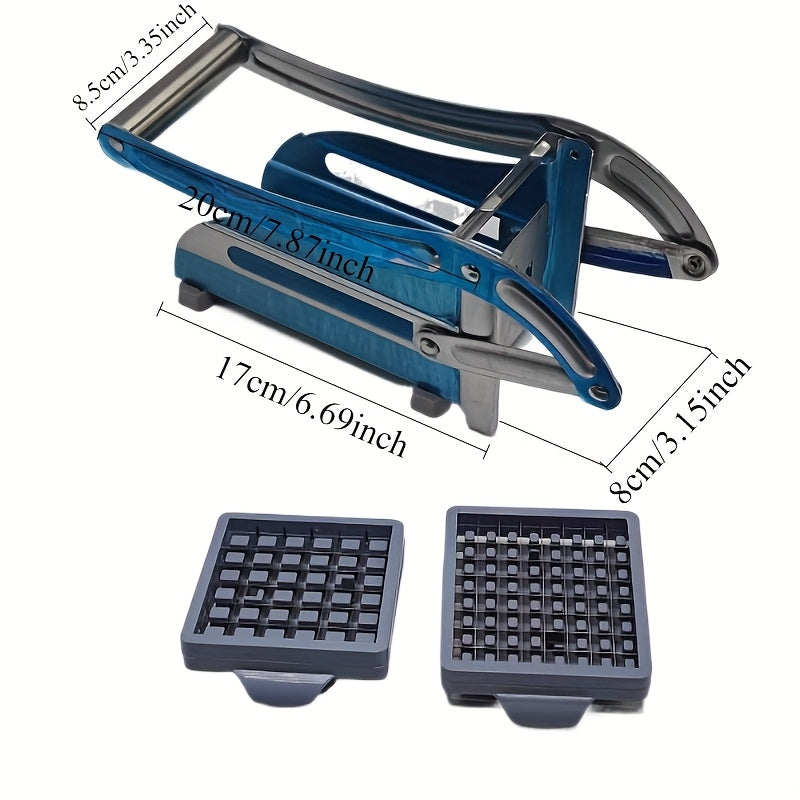 Stainless Steel French Fry Cutter Commercial Potato Slicer with Suction Feet