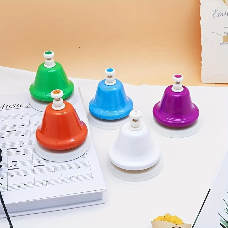 Set de campanas diatónicas de 8 tonos para niños y principiantes, instrumentos de percusión coloridos y duraderos