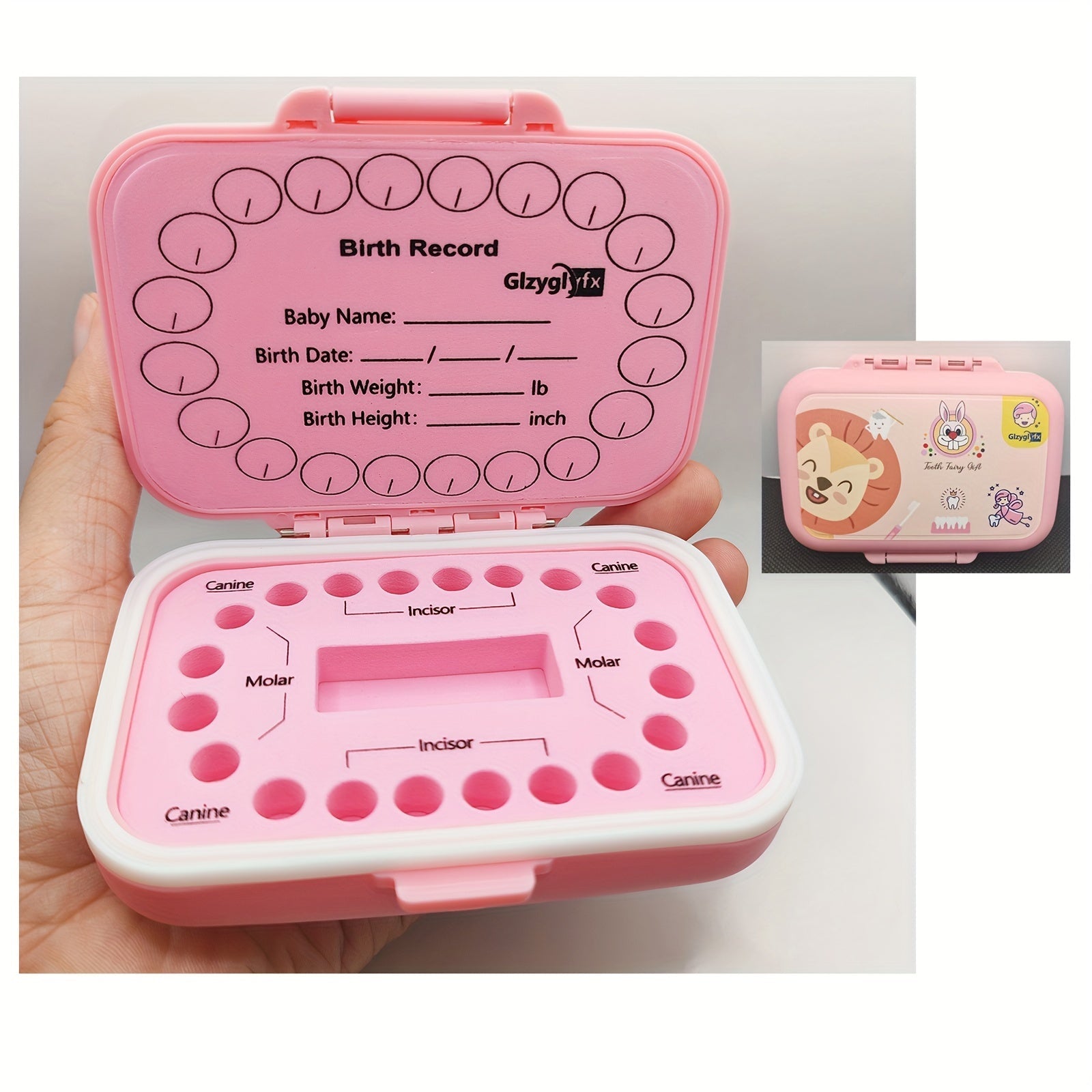 Tooth Fairy Keepsake Box for Storing and Displaying Teeth Memory Gift