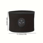 3D massaj rulolari bilan qora belbog‘, qorin bo‘shligini tonizlash va bo‘shash uchun