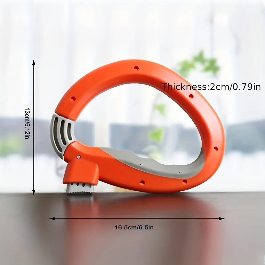 Porta bolsas de supermercado de bloqueo automático con una sola mano, agarre ajustable y diseño ergonómico