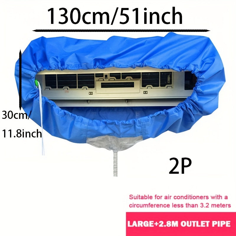 Large Air Conditioner Cleaning Cover 95-130cm Reusable Water Washing Bag