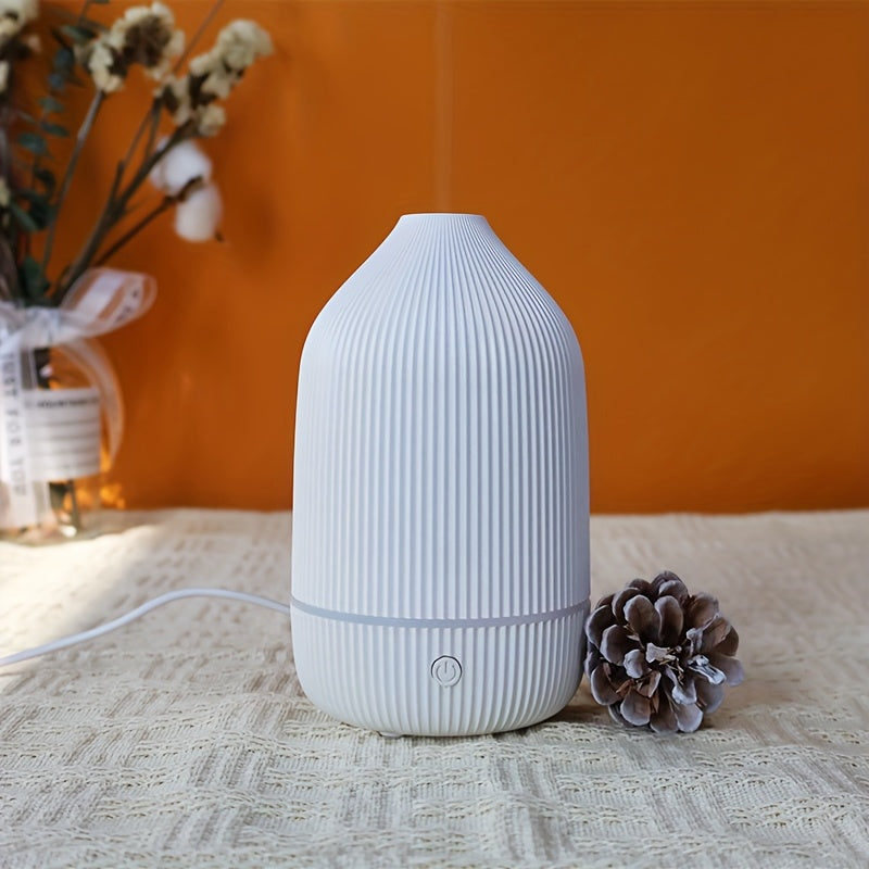 Мини-увлажнитель USB с отсеком для эфирных масел, белый, тихий, автоматическое отключение
