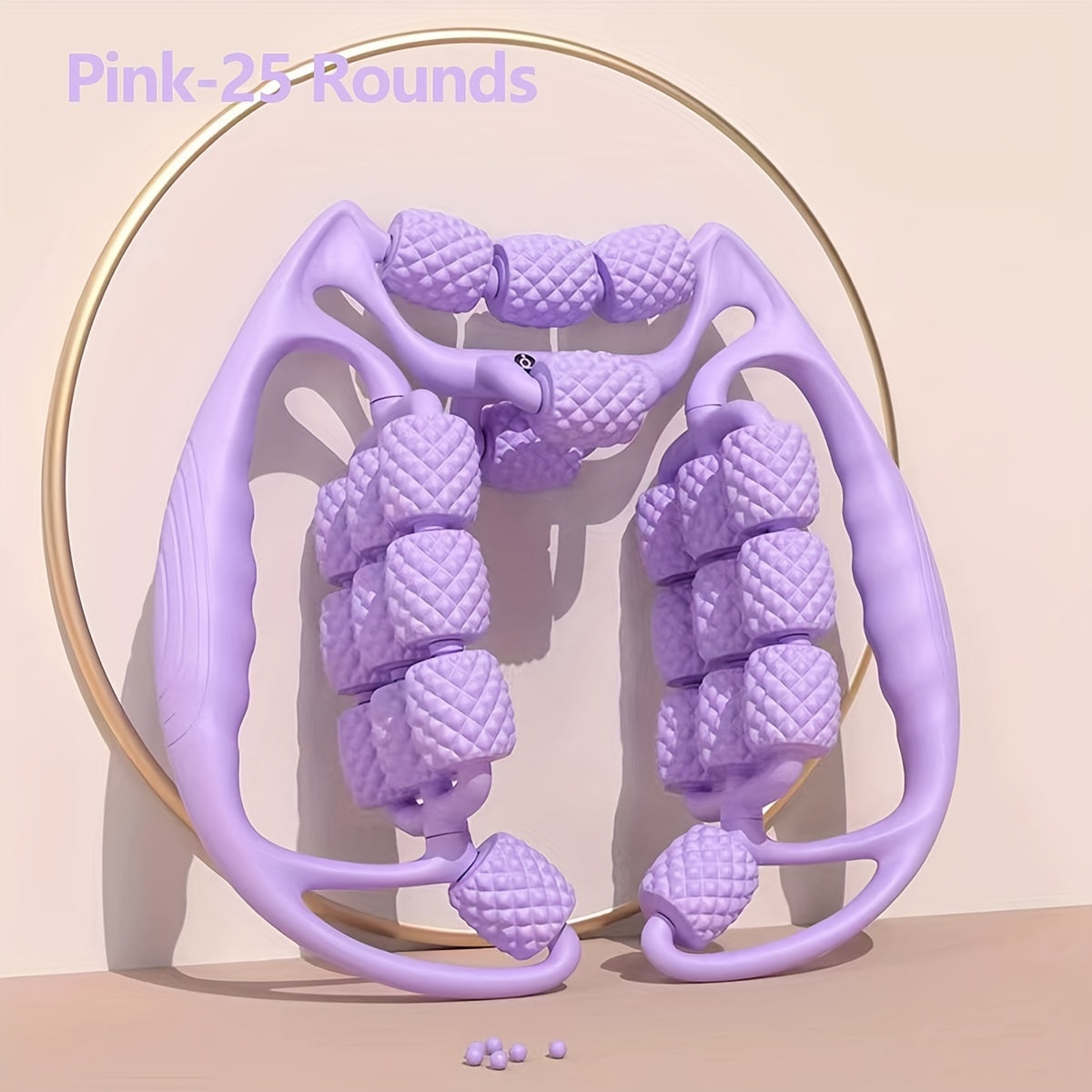 Pushti 25-g'ildirakli oyoq massaj qiluvchi rolik, sonlarni bo'sashtirish, mushaklarni cho'zish va ingichkalashtirish uchun. Mustahkam PP materialidan tayyorlangan. Portativ va yuqori sifatli.