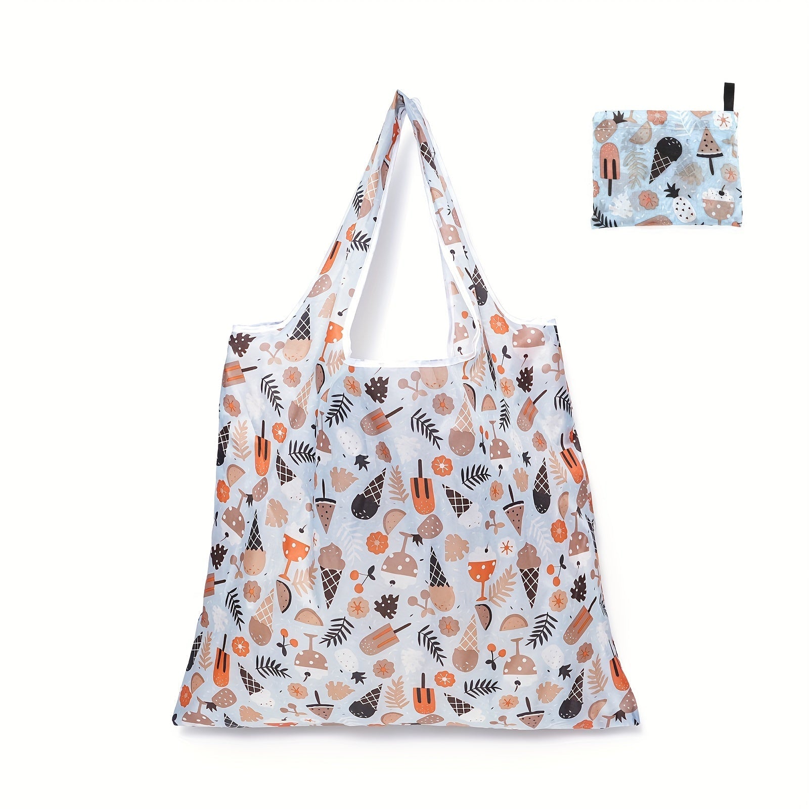 Large Capacity Reusable Oxford Cloth Shopping Bag with Portable Hand-held Storage