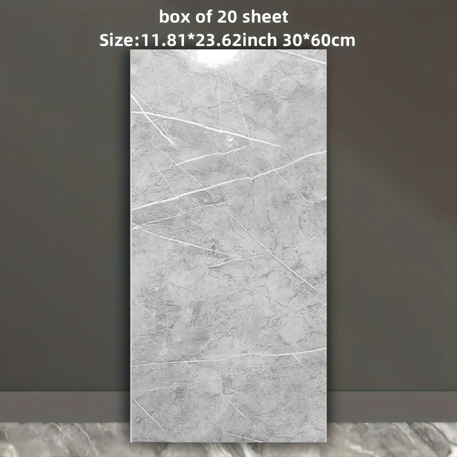 Self-Adhesive Foam Marble Wall Tiles 10pcs 20pcs Waterproof Puzzle Pattern for Living Room Kitchen Bathroom