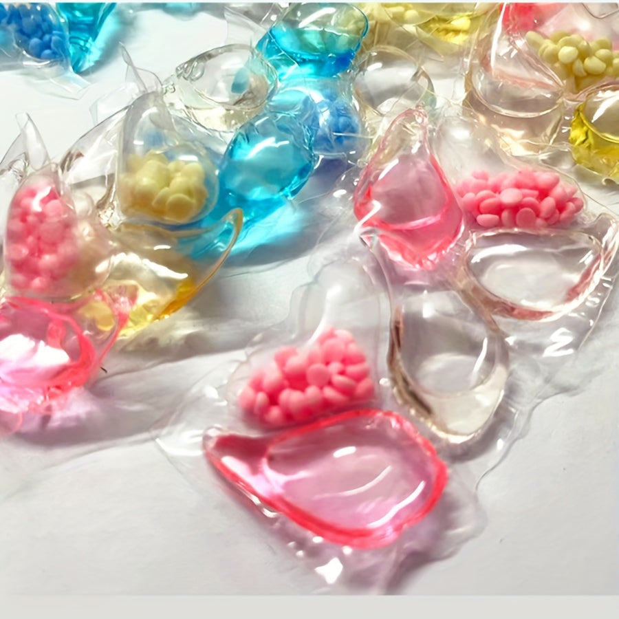 Heavy Duty Laundry Pods 30 Count Long-Lasting Fragrance Stain Remover Fabric Softener