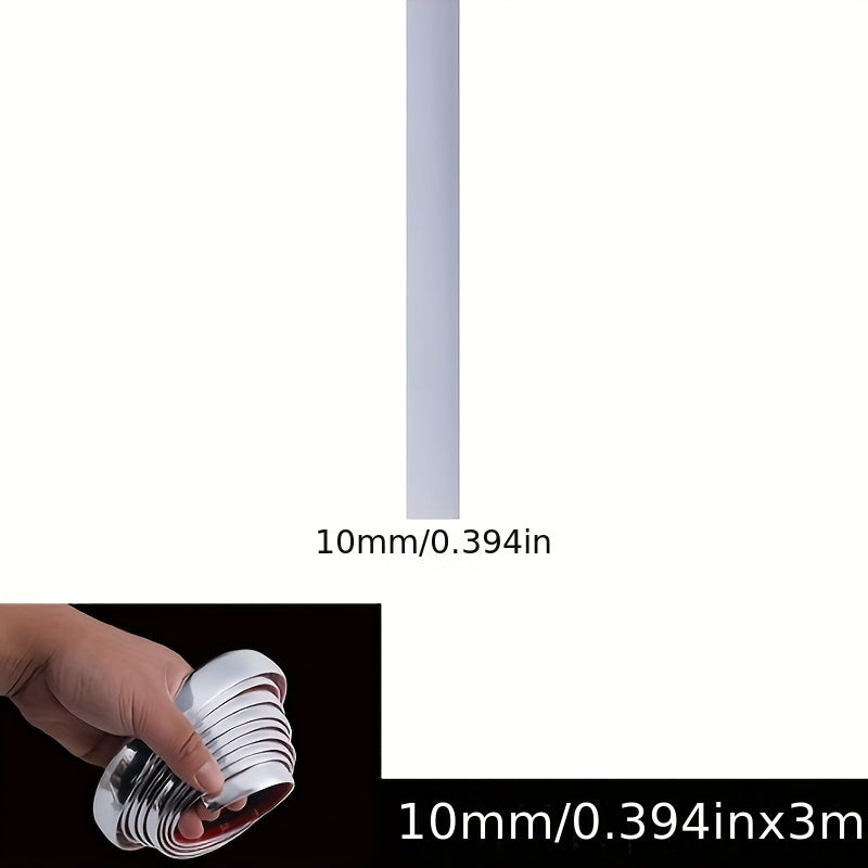 Car Exterior Chrome Plated Body Strip Bumper Door Trim 3m/118in Silver Protector