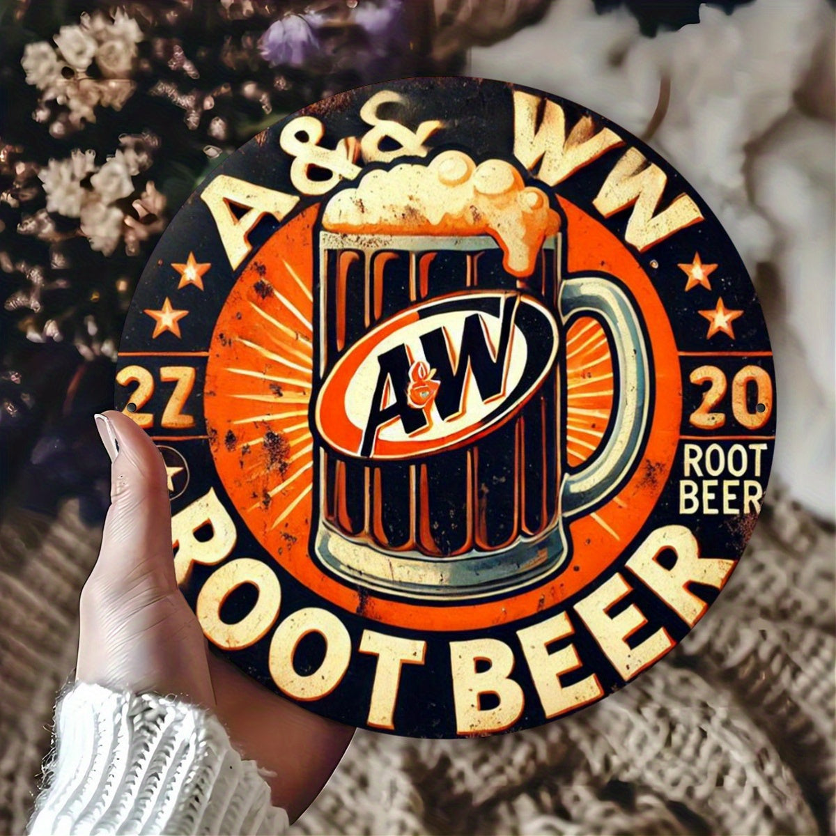 Cartel personalizado de hierro rústico para bar, cueva, pub, decoración de cueva de hombre