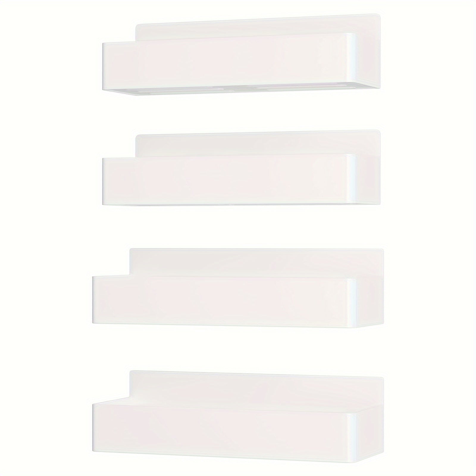 4PCS Large Capacity Magnetic Spice Holders Wall Mount Storage Rack Kitchen Organizer