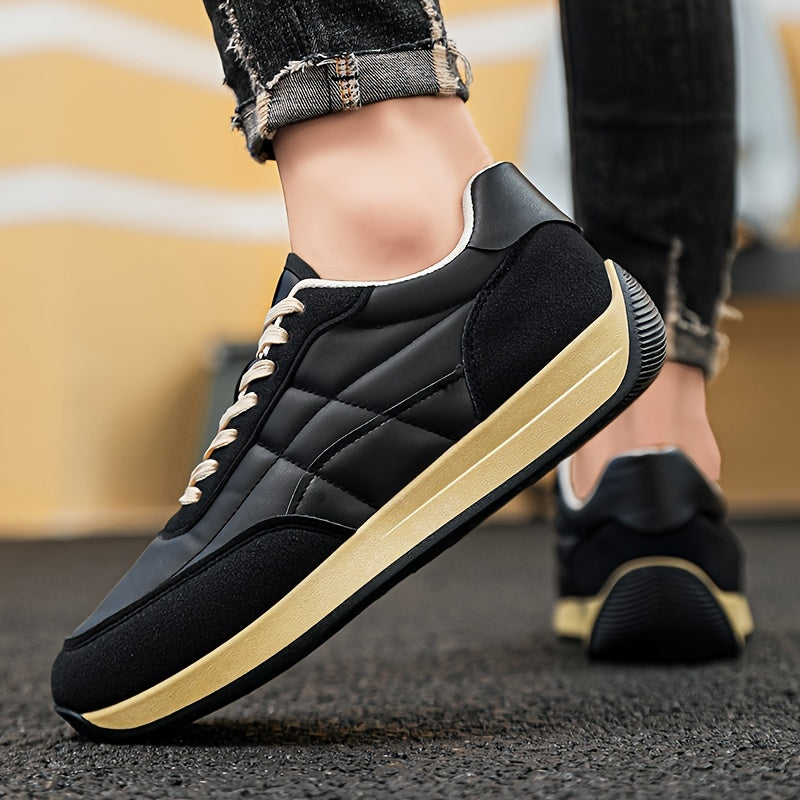 Men's Low Top Sneakers Durable Non-Slip Outdoor Hiking Casual Running Shoes