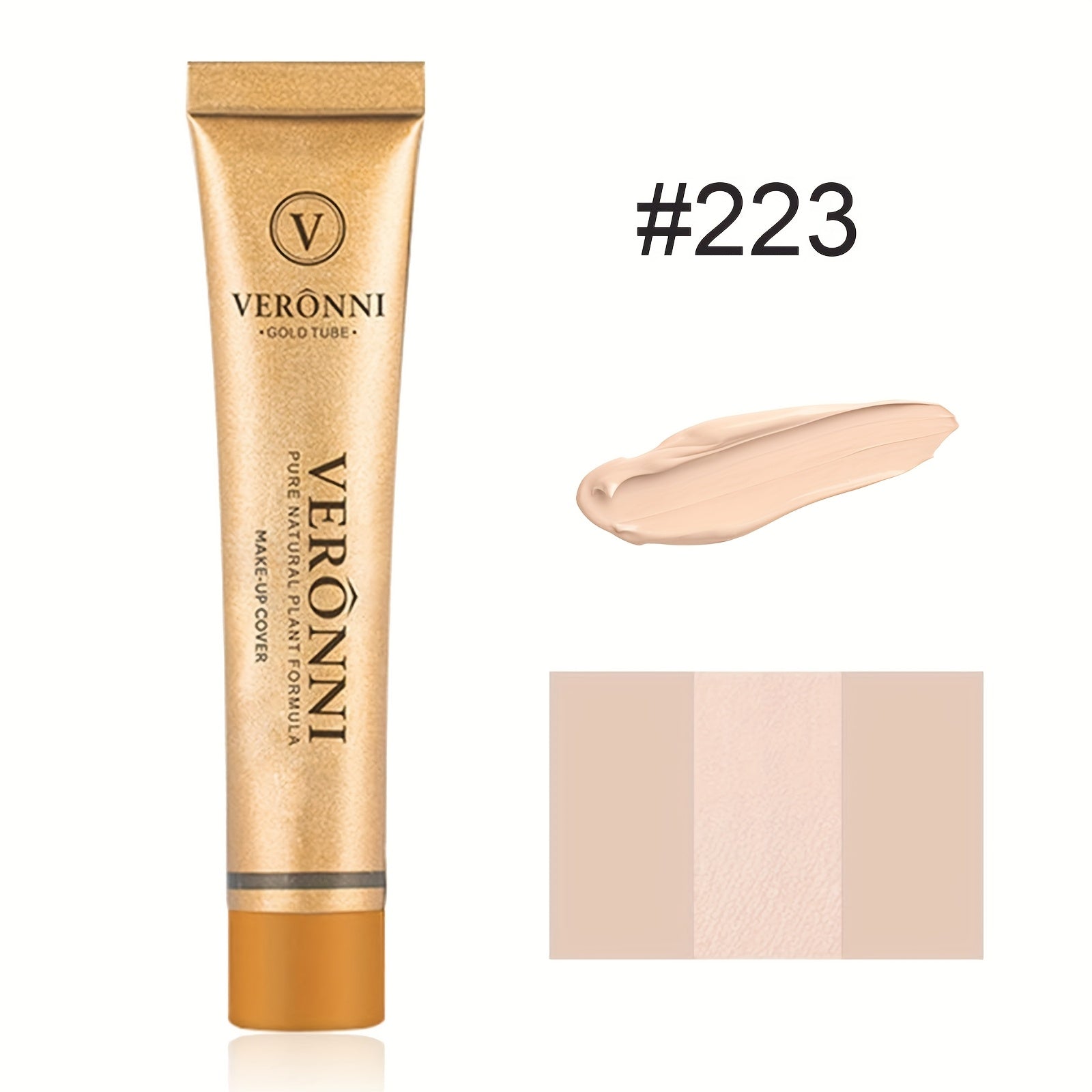 Crema correctora y aclaradora para mujer 14 colores a prueba de agua cobertura total