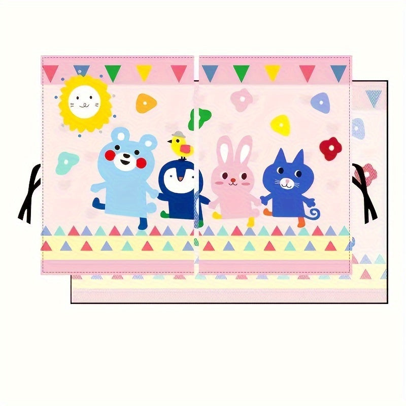 Qalinlashtirilgan magnit avtomobil oynasi pardasi ikki tomonlama izolyatsiya dinozavr dizayni